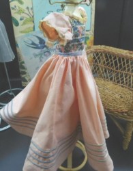 AMY PINK PEACH DRESS 50 SIDE